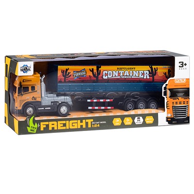 Машина "Фура 2" 1:24 (свет,звук) в коробке