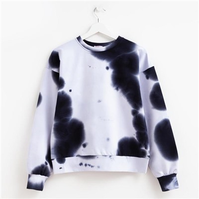 Свитшот женский MINAKU: Casual Collection, синий, размер 44