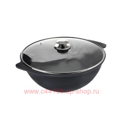 Кукмара Казан для плова 3,5 л со стеклянной крышкой АП к37а