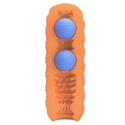 Оранжевый мастурбатор Venus-X Twin balls