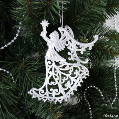 Новогоднее украшение Ангел 14 см / LC24Y-004 /уп 15/320/