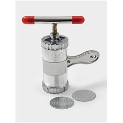 Лапшерезка ручная, 3 насадки, 18×18×6 см, нержавеющая сталь