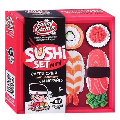 Набор "Slime Лаборатория" Funny Kitchen Sushi set mini