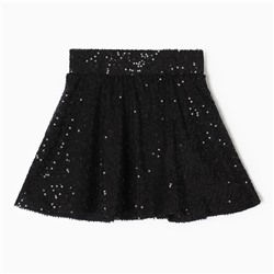 Юбка из пайеток KAFTAN размер 36 (134-140 см), черный
