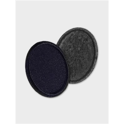 Заплатка для одежды термоклеевая (тёмно-синяя)