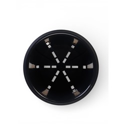 Горшок для цветов с поддоном «Япония», 2 л, пластиковый, графитовый