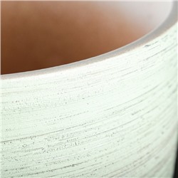 Горшок для цветов "Бабл-гам", 7.5 л, d=26 см, h=27 см, керамика, белый