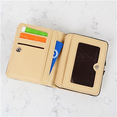 Портмоне 9*11.5 см лимонный / C078-1B /уп.10/100/ А