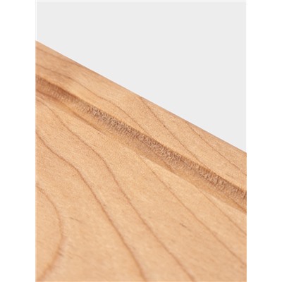 УЦЕНКА Доска разделочная с кровостоком, из цельной березы, 40х20х2 см, покрыта маслом