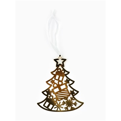 Ёлочная игрушка новогодняя «Ёлка», 8.9×9.1 см