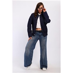 Женский бомбер 31953 (Синий)