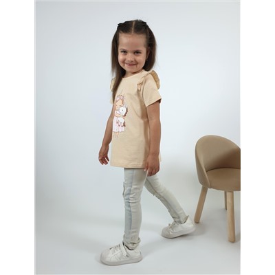 3-77-4. (Фуфайка для девочки, Лунева )