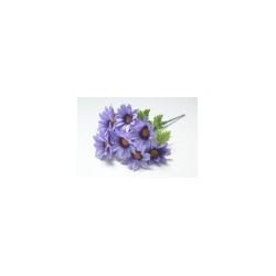 Искусственные цветы, Ветка в букете гербера 11 голов (1010237) микс
