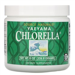 Source Naturals, Хлорелла с островов Яэяма, 226,8 г (8 унций)