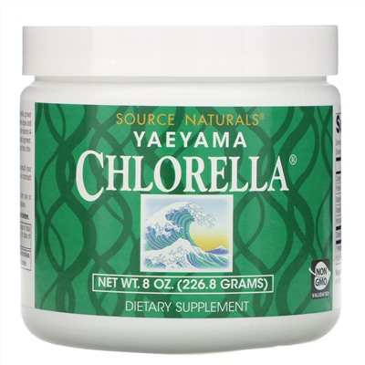 Source Naturals, Хлорелла с островов Яэяма, 226,8 г (8 унций)