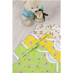 Комплект кофточка лодочка из кулирки 2+1 длинный рукав в ассортименте 3 шт КФЛ