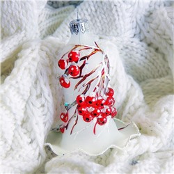 Ёлочная игрушка «Рябинка», h=12 см, МИКС