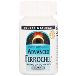 Source Naturals, Advanced Ferrochel, улучшенная формула, 180 таблеток