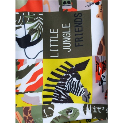 Плавки-шорты трикотажные для мальчиков, средней длины