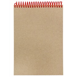 Скетчбук А5, 80л, КАРПЫ АКВАРЕЛЬЮ (80-7307), на спирали, обл. - целлюлозн. картон