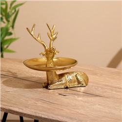 Блюдо для закусок «Олень», 20×14×19 см, алюминий