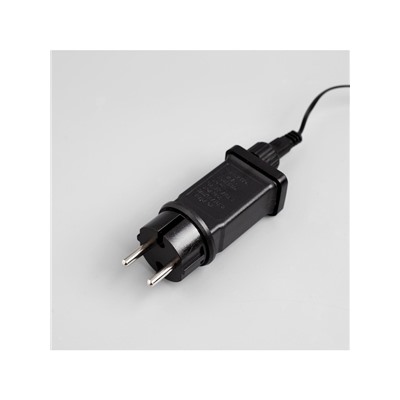 Гирлянда «Клип-лайт» 3 нити по 10 м, IP44, УМС, тёмная нить, 198 LED, свечение синее, 8 режимов, 24 В