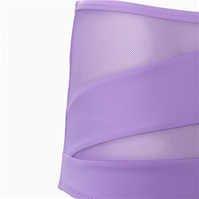 Купальник раздельный на одно плечо женский, сиреневый, размер 42 (36)