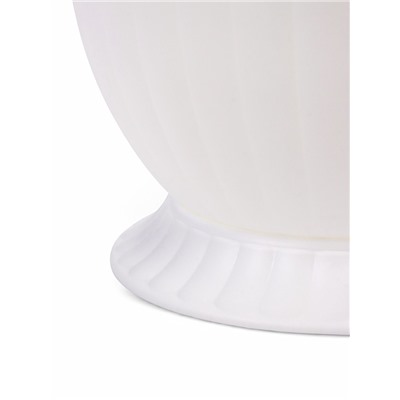 Горшок для цветов «Венеция», 5 л, d=26 см, h=20 см, пластиковый, белый