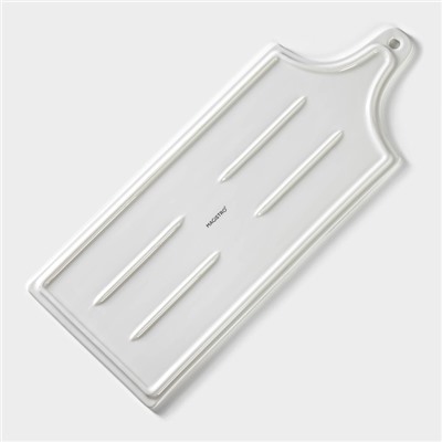 Блюдо для подачи Magistro «Гриль Бланш», 35.5×14 см, фарфор, белое