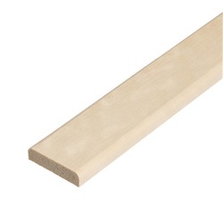 Нащельник сращённый для бани «Добропаровъ», осина, сорт А, 2400×45×12 мм