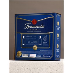 Подарочный набор «Богатства»: гель для душа, шампунь для волос, мочалка для тела, Чистое счастье