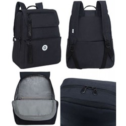 Рюкзак молодежный RXL-425-1/1 черный 33х39х14 см GRIZZLY