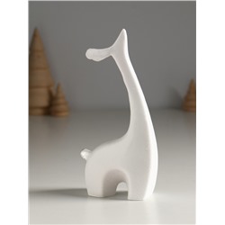 Фигурка «Оленёнок», 17.5×8.5×4.5 см, белый с посеребрением