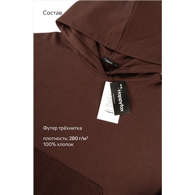 Женский костюм оверсайз из футера Happyfox