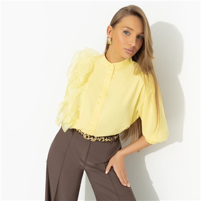 Рубашка комбинированная, Личное достижение (желтая)