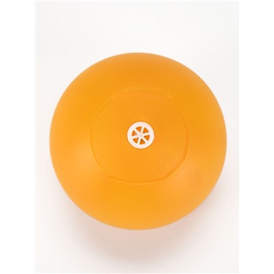Игрушка для собак «Мяч монстр», 7 см, пищащая, винил, жёлтая