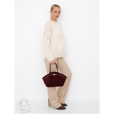 Сумка женская кожаная 2346YF angola red Polina&Eiterou  в Новосибирске