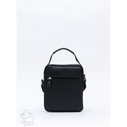 Сумка мужская кожаная 8208H black Heanbag