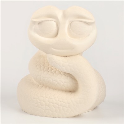 Копилка - раскраска из гипса на новый год «Милая змея», набор для творчества