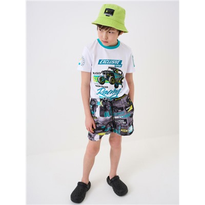 Панама текстильная джинсовая для мальчиков