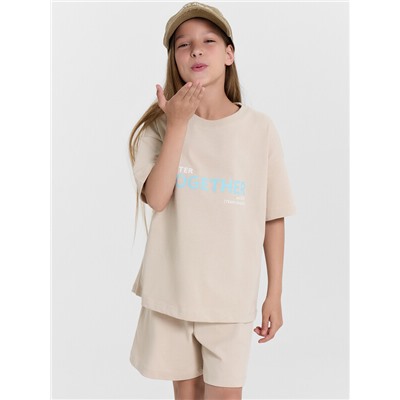 КОМПЛЕКТ ДЛЯ ДЕВОЧЕК (ФУТБОЛКА, ШОРТЫ) 397741