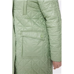 Пальто 28043 (Светло-зеленый)