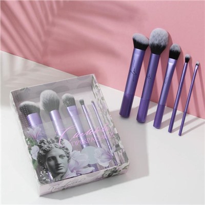 Кисти для макияжа «Самой прекрасной», 5 шт., BEAUTY FOX