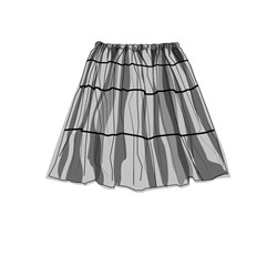 Юбка трикотажная для девочек