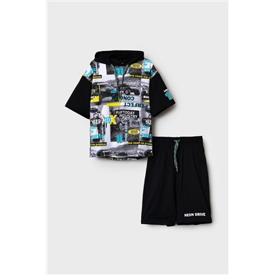 Комплект трикотажный для мальчиков: джемпер (футболка), шорты PLAYTODAY, 1239840