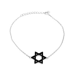 Браслет из серебра куб.циркон., MY-C3570
