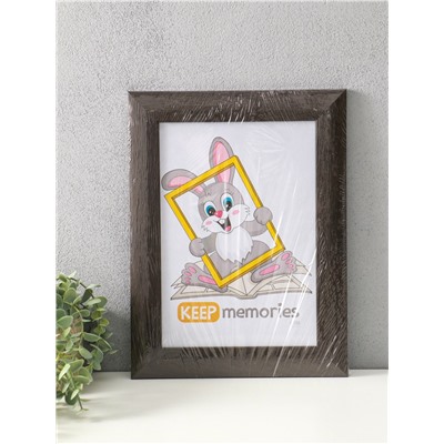 Фоторамка для фото 21×30 см Keep memories Luxe Elegance, с ножкой, пластик, коричневый, (пластиковый экран)