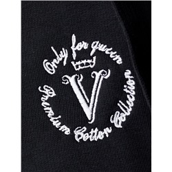 Зип худи на молнии из петельчатого футера трехнитки с резинкой по низу и манжетами