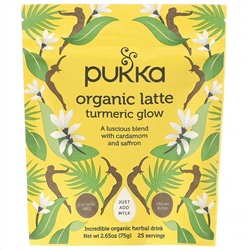 Pukka Herbs, Органическое латте с куркумой, без кофеина, 75 г (2,65 унции)