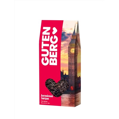 Чай Gutenberg чёрный "Английский Завтрак", 100 г